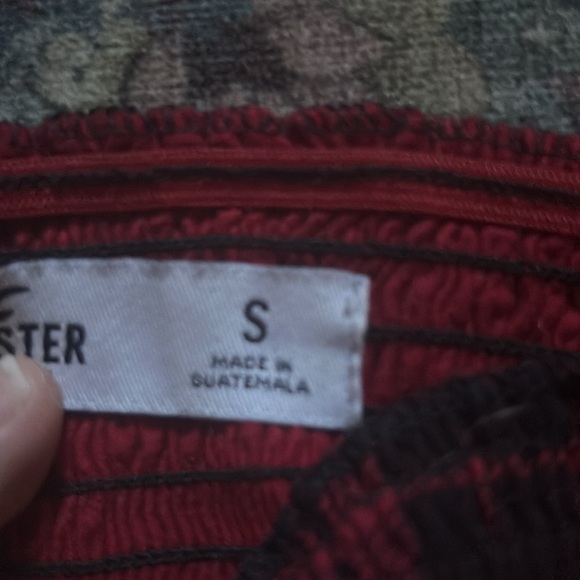 Gingham Red Tube Top - Picture 4 of 4